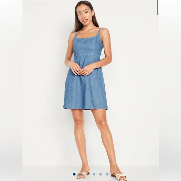 Fit & Flare Cami Mini Dress, Small - Picture 1 of 3